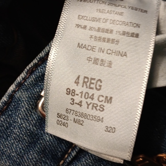 🍭5/$25 Levi's 511 Girls Size 4 - Picture 6 of 8